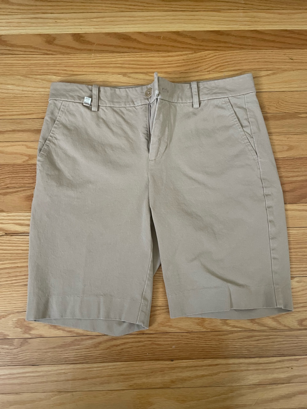 Ralph Lauren Khaki High-Rise Shorts